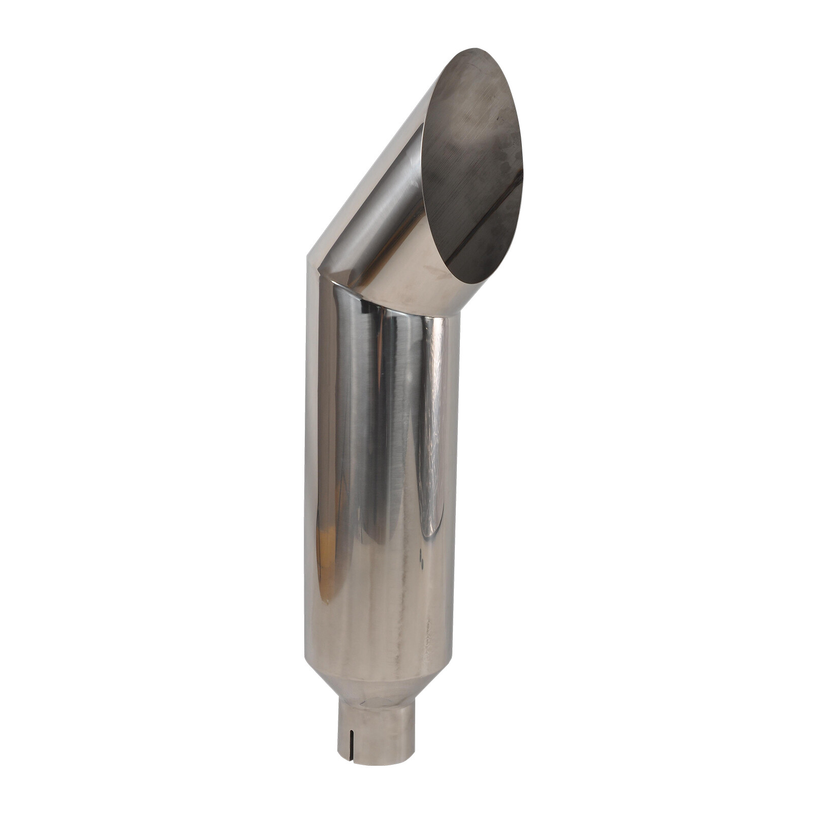 4''/5''Inlet 7''/8''Outlet 36"Long Miter Angle Cut Diesel Smoker Exhaust Stack
