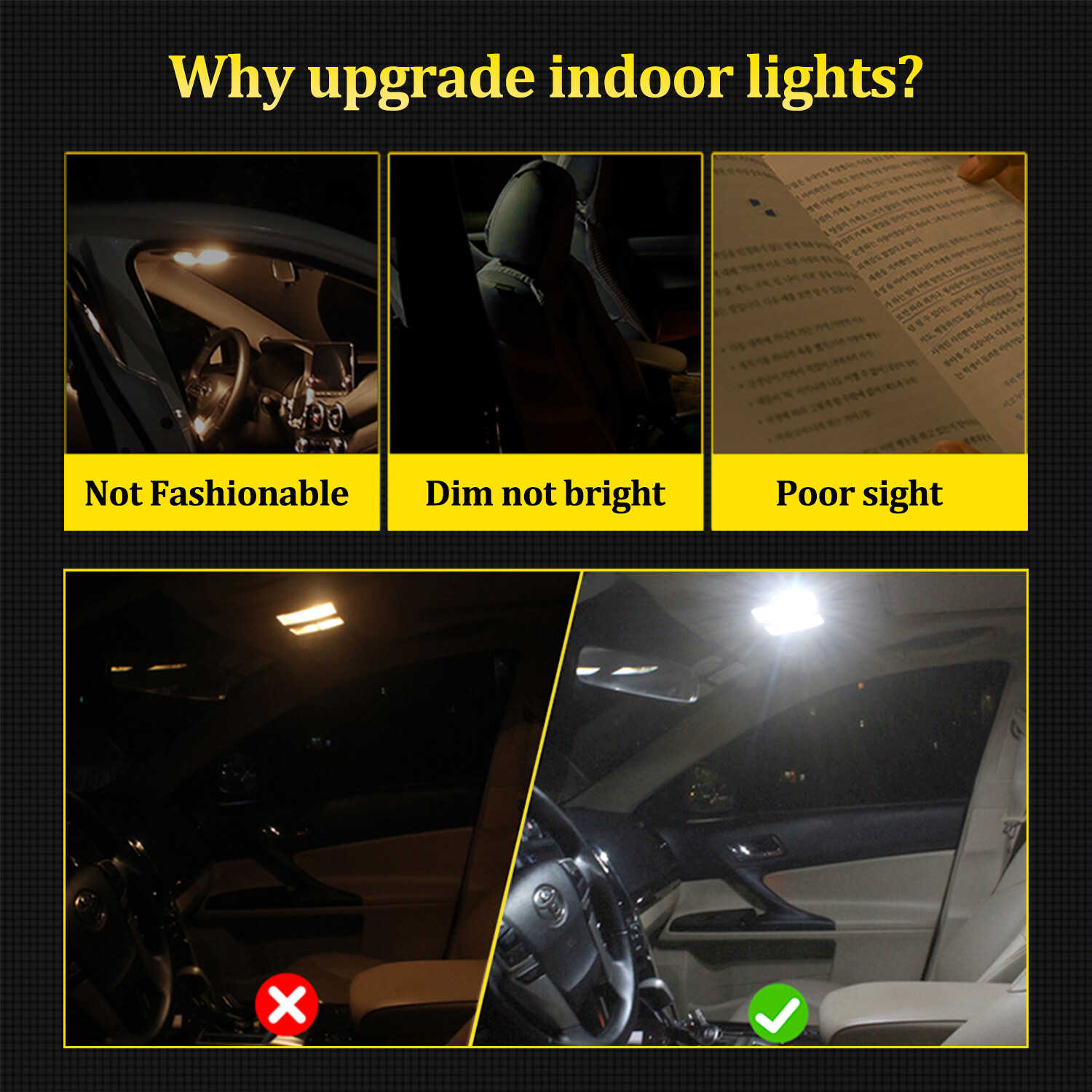 12 x White Interior LED Lights Bulbs Package For 2007 - 2011 Dodge Nitro +TOOL
