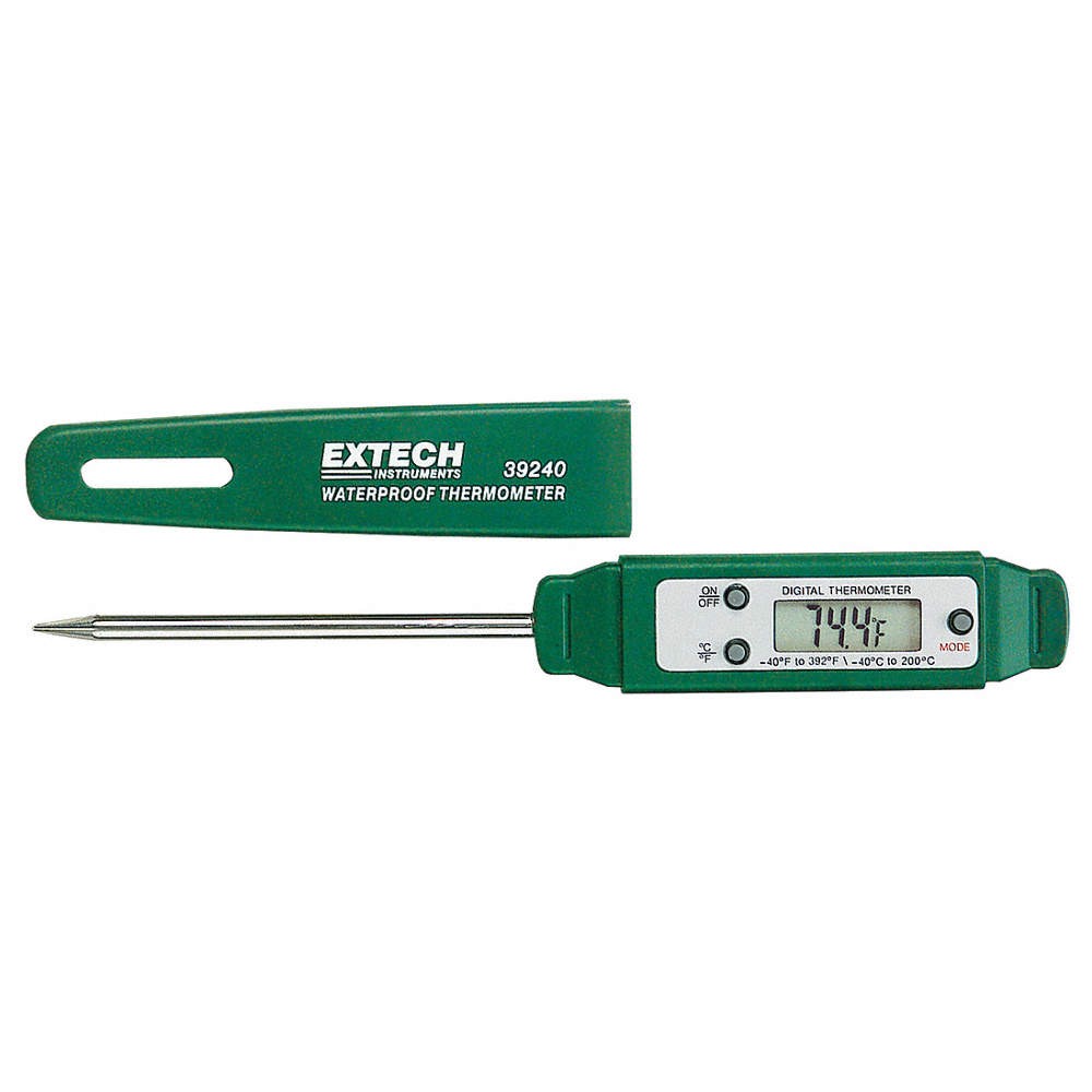 EXTECH 39240 Digital Pocket Thermometer,Waterproof PK 5