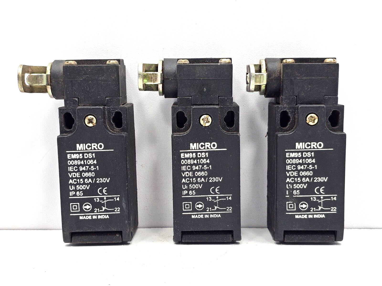 EM 95 SERIES LIMIT SWITCHES LOT OF 3