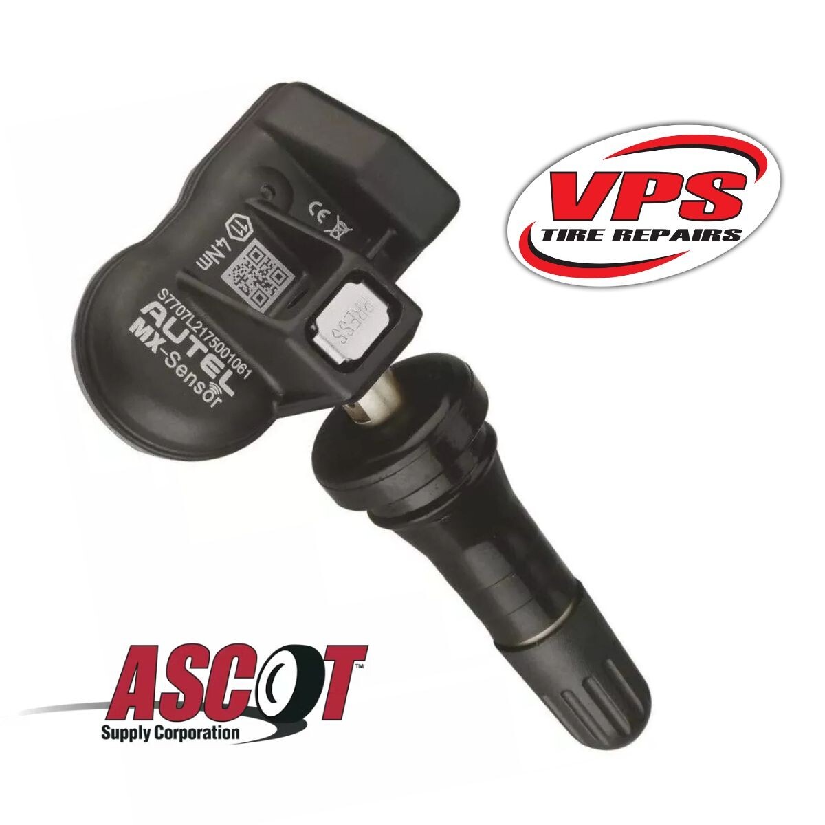 Ascot by Autel 1-Sensor TPMS Sensor w/ Rubber Valve