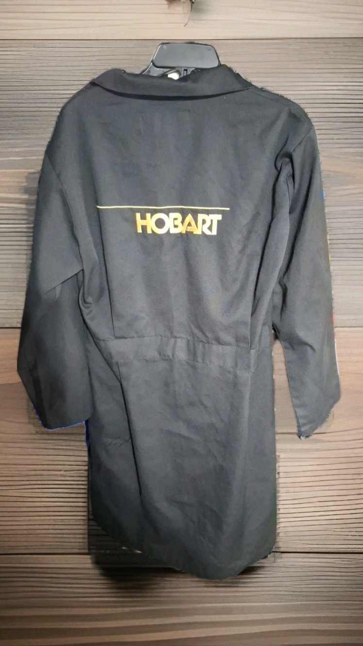 Hobart Welding Shirt Large Black Snaps USA - L4