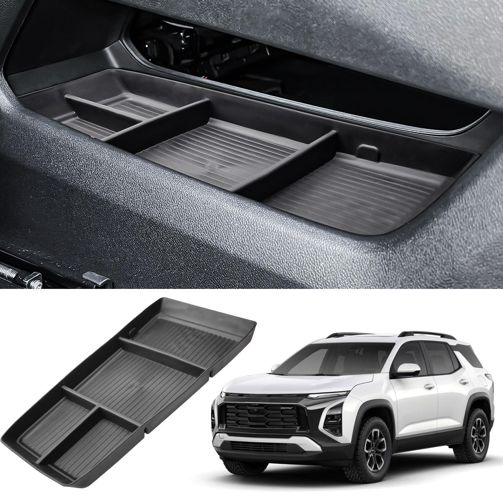 Lower Center Console Organizer Tray for Chevy Equinox 2025 2026 Not EV Model