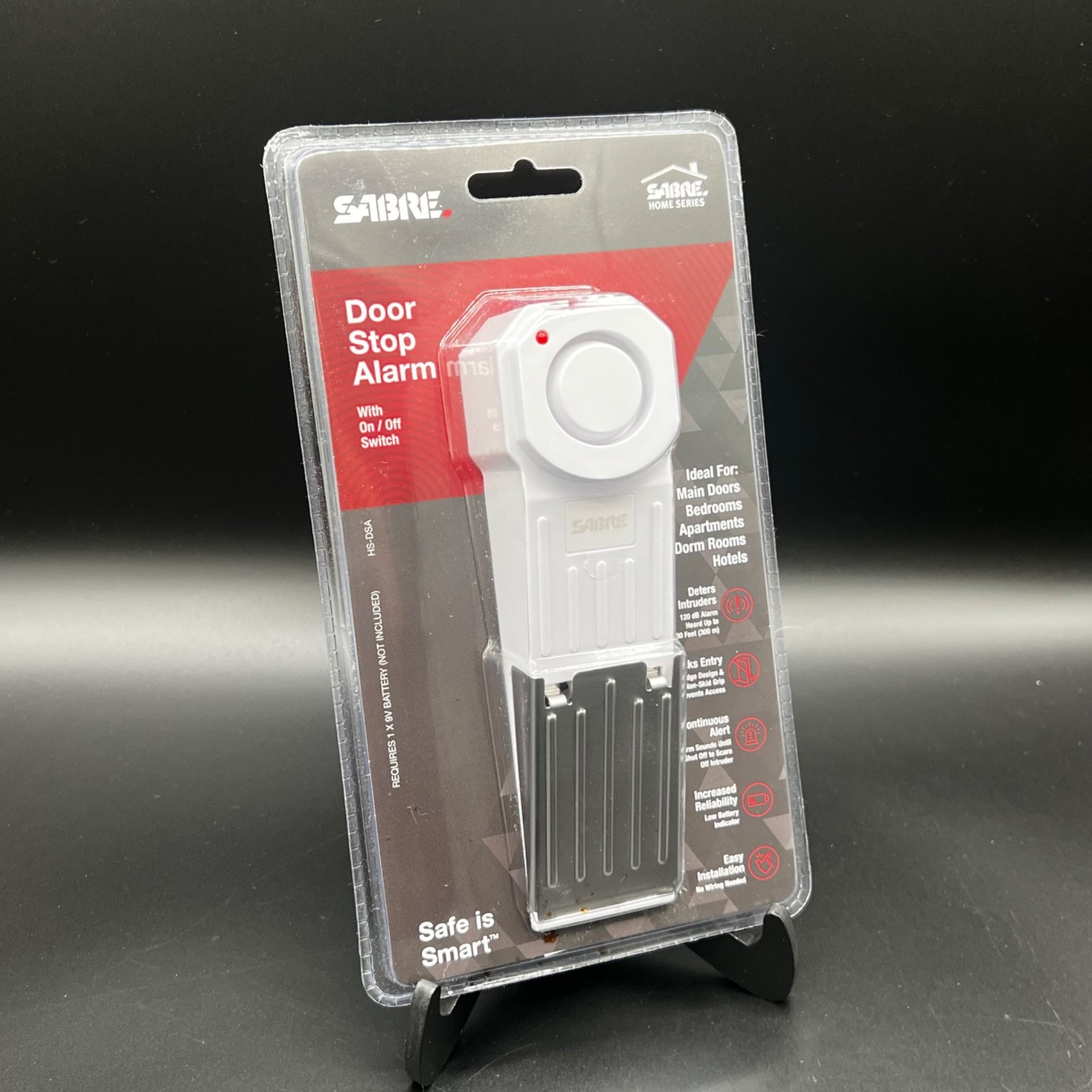 🔊🚨 Sabre Door Stop Alarm Continuous Alert On/Off Switch 120dB Siren NIP 🚨🔊