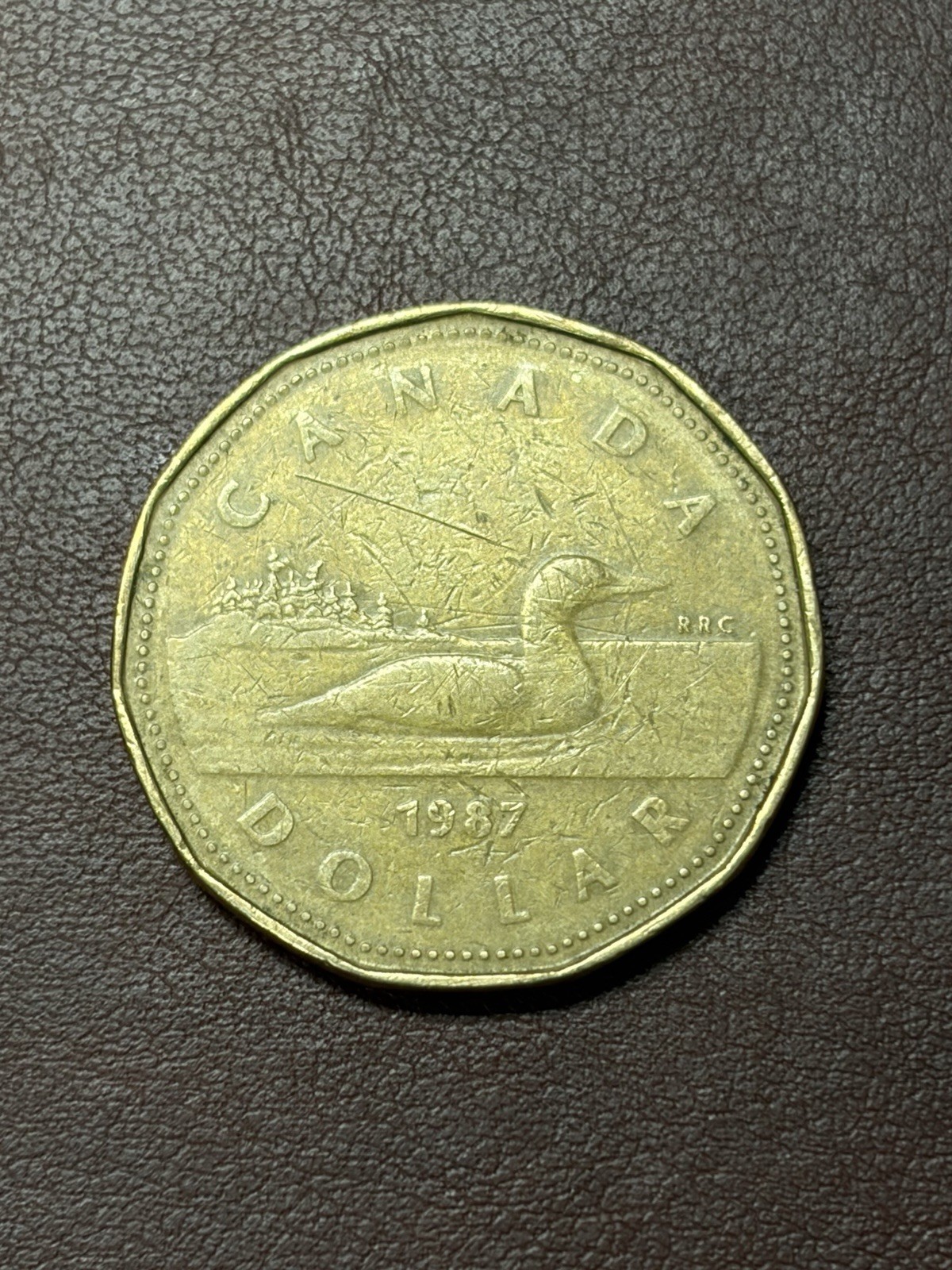 1987 Canadian Dollar Coin , D.G. Regina