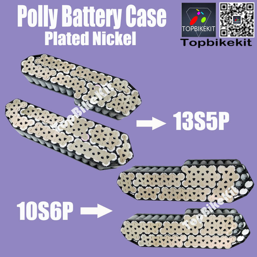 Ebike Polly Battery case Nickel Strip for 10S6P - 13S5P - 14S5P Polly DP-6/6C