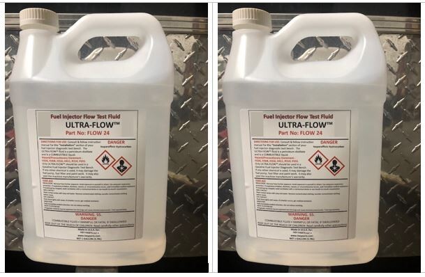 2 Gallons of Fuel Injector Calibration Fluid for Gasoline Injector Testing