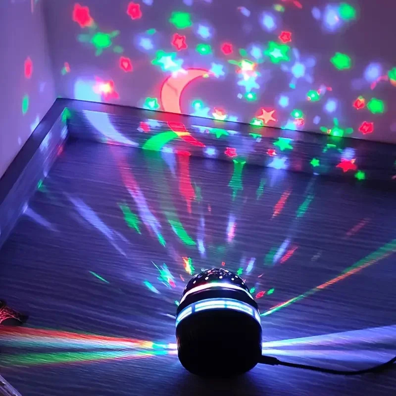 LED Starry Sky Night Lights USB Projector Lamp Magic Ball Moon Star