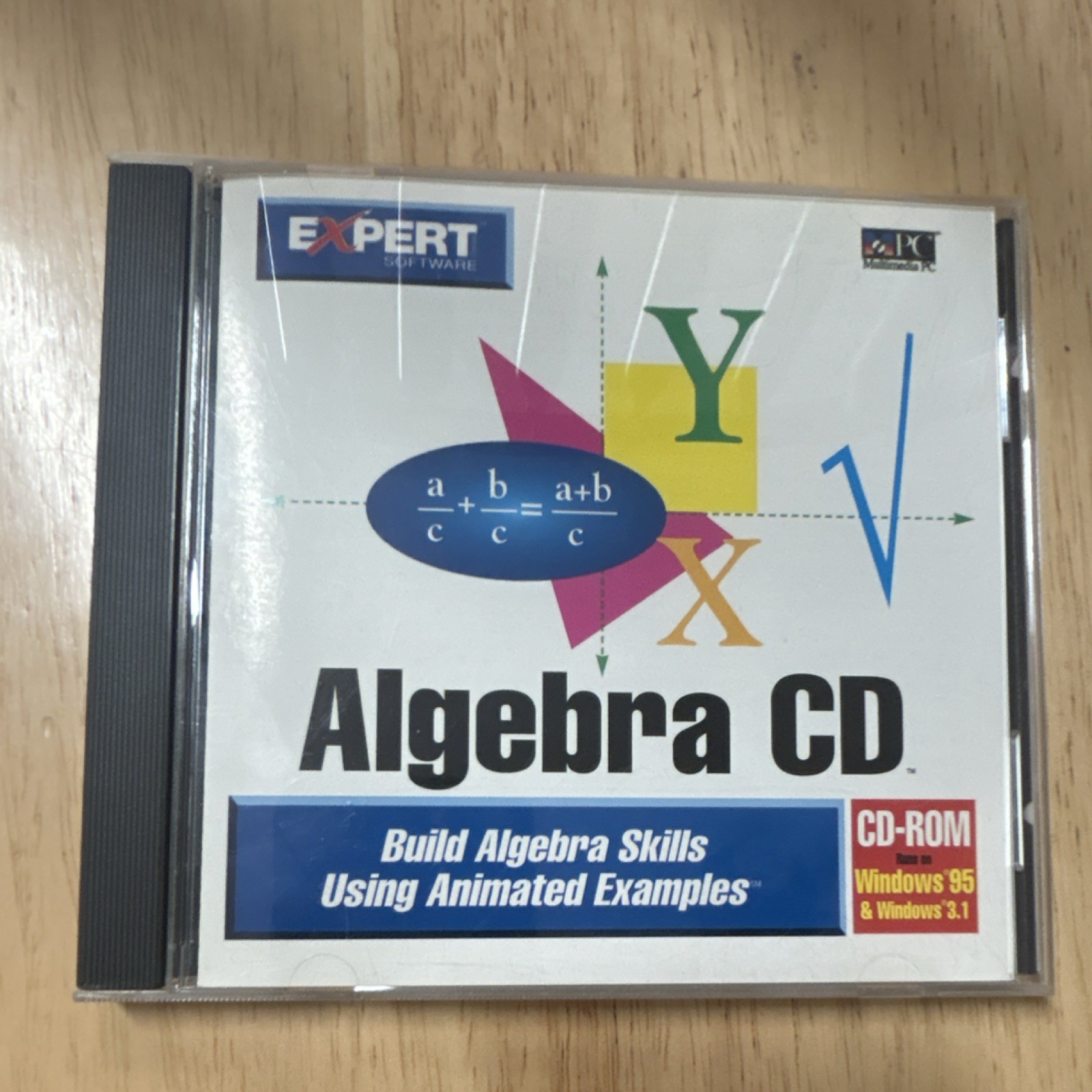 Expert Software Algebra CD CD-ROM Math Education English for Windows 95/3.1