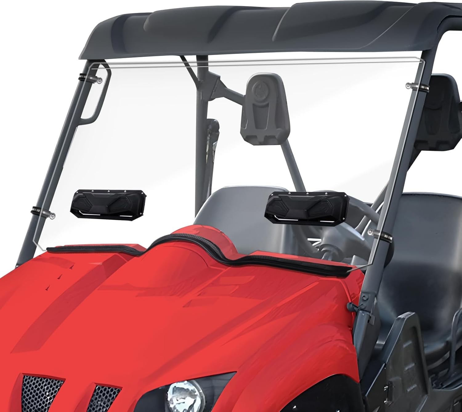 For Yamaha Rhino 450 660 700 2006-2013 Front Full Windshield with 2 Vents Window