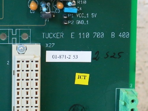 Tucker E110700 Robotic Welder Backplane
