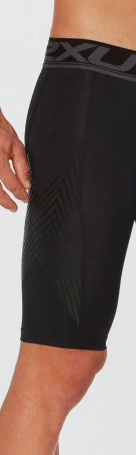 2XU Mens Accelerate Compression Shorts (Black/ASN)