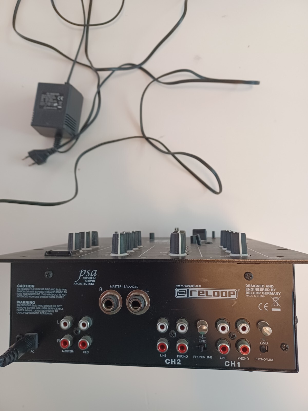 Reloop RMX-20 Black Fire Edition Pro DJ Mixer WORKS