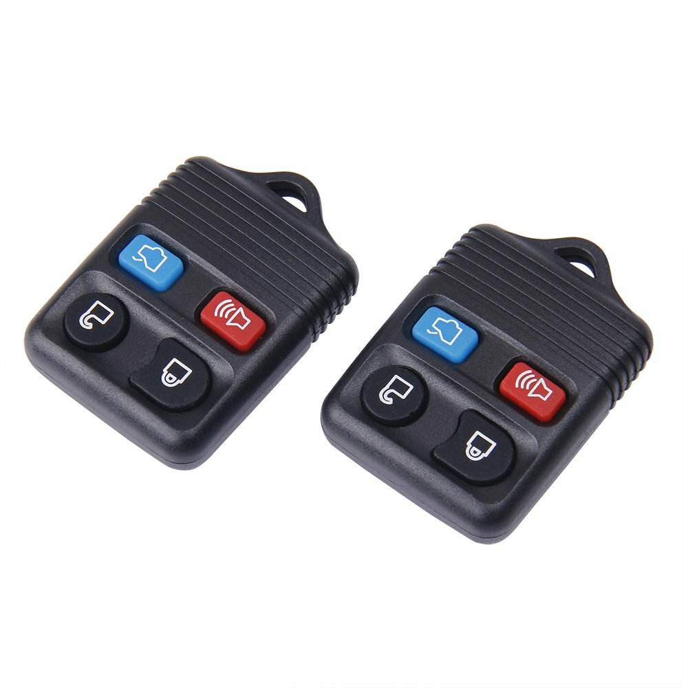 2Pack 4 button keyless entry remote key fob w/Batter For Ford Expedition Explore