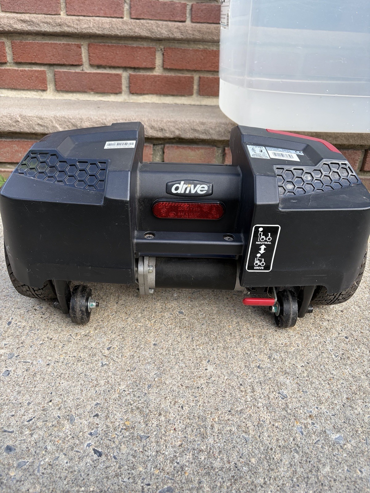 Motor, Brake, Motor Cover, tires, Wheels From Drive Scout 4 Mobility Scooter