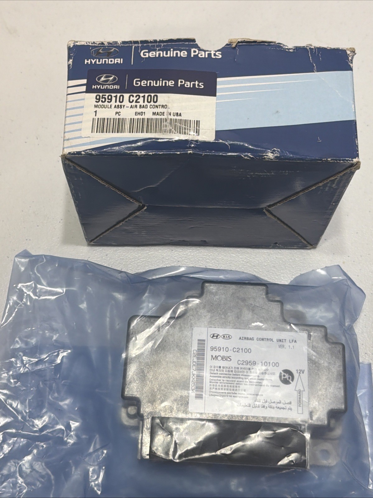2018-2019 Hyundai Sonata Control Module 95910-C2100 OEM