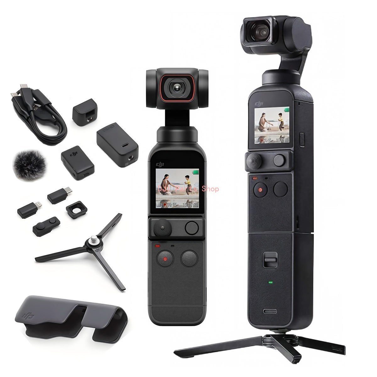 DJI Osmo Pocket 2 Creator Combo 3 Axis Gimbal Stabilizer 4K Camera 64 MP Pixel