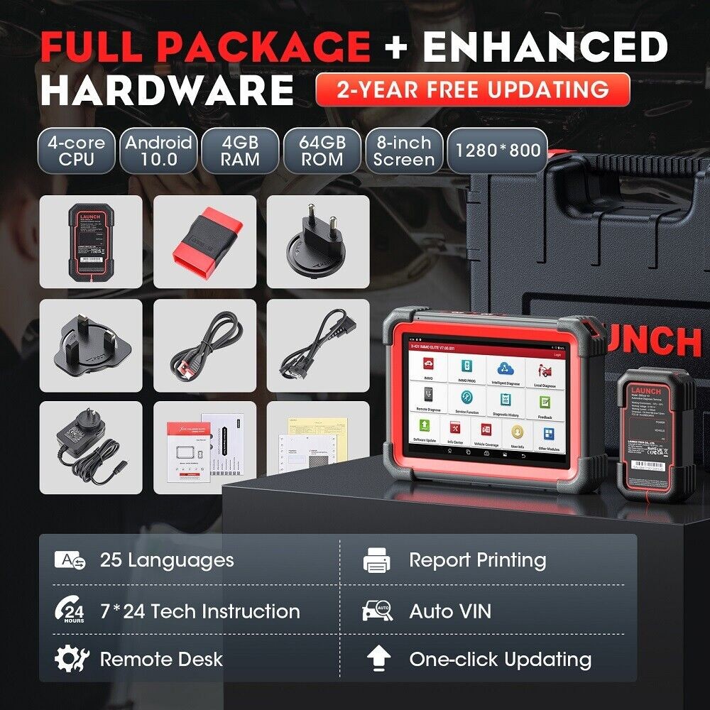 LAUNCH X431 IMMO ELITE PLUS Car Diagnostic Scanner Tool Key Programming Clone