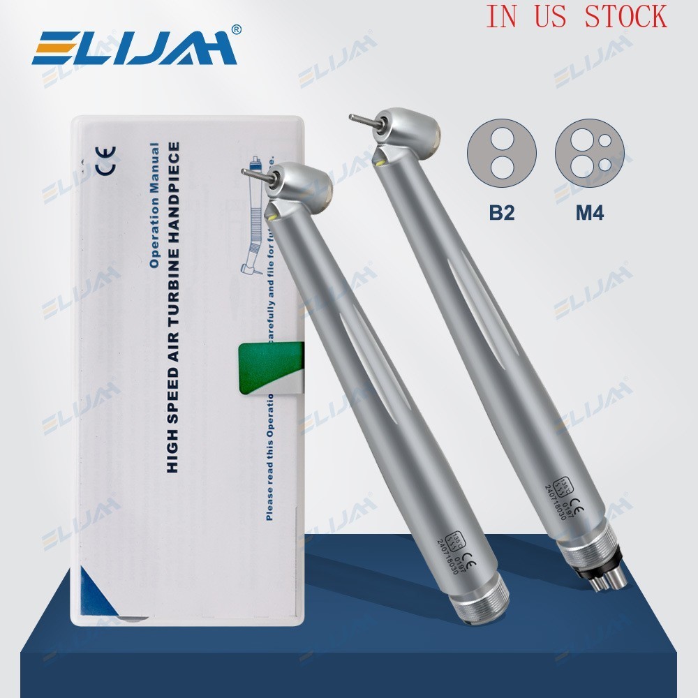 Dental 45° Surgical High Speed Handpiece LED E-generator Push Button NSK STYLE