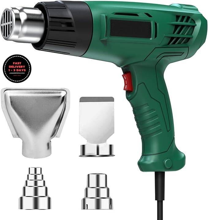 Pistola de calor, kit de pistola de aire caliente de alta resistencia.neuvo.2025