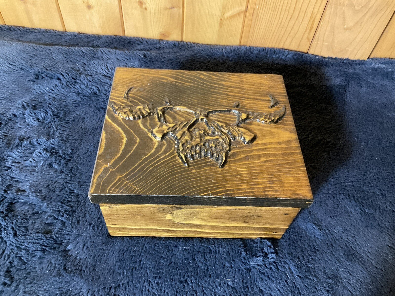 Surtur Ragnarok Demon Carved Trinket Box