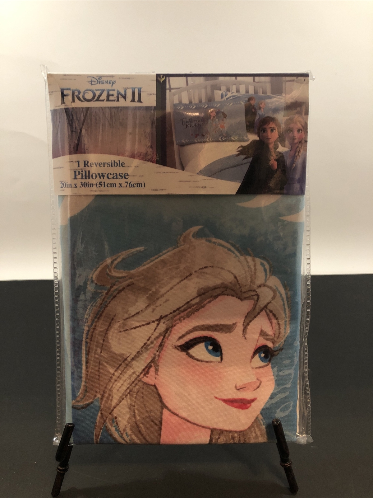 Jay Franco Disney Frozen “Trust Your Journey” 1 Pack Pillowcase - Double-Sided