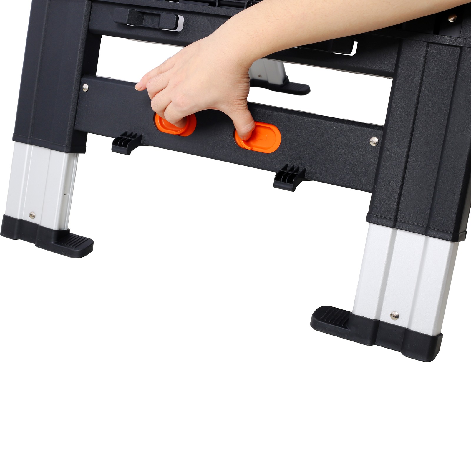 Portable Folding Work Table, 2-in-1 as Sawhorse & Workbench, Large Load Capacity