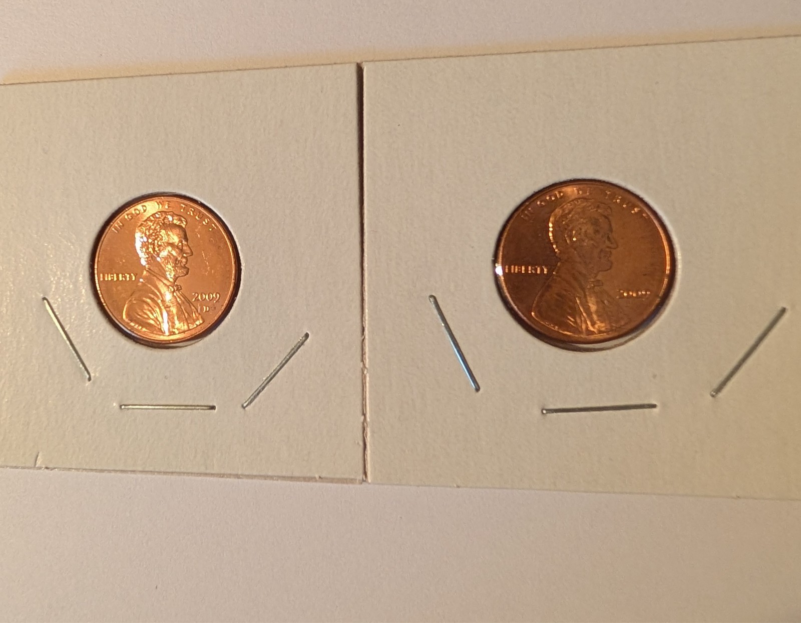 2009 P D Philadelphia Denver Lincoln Bicentennial Capital Cent Penny 2 Coins