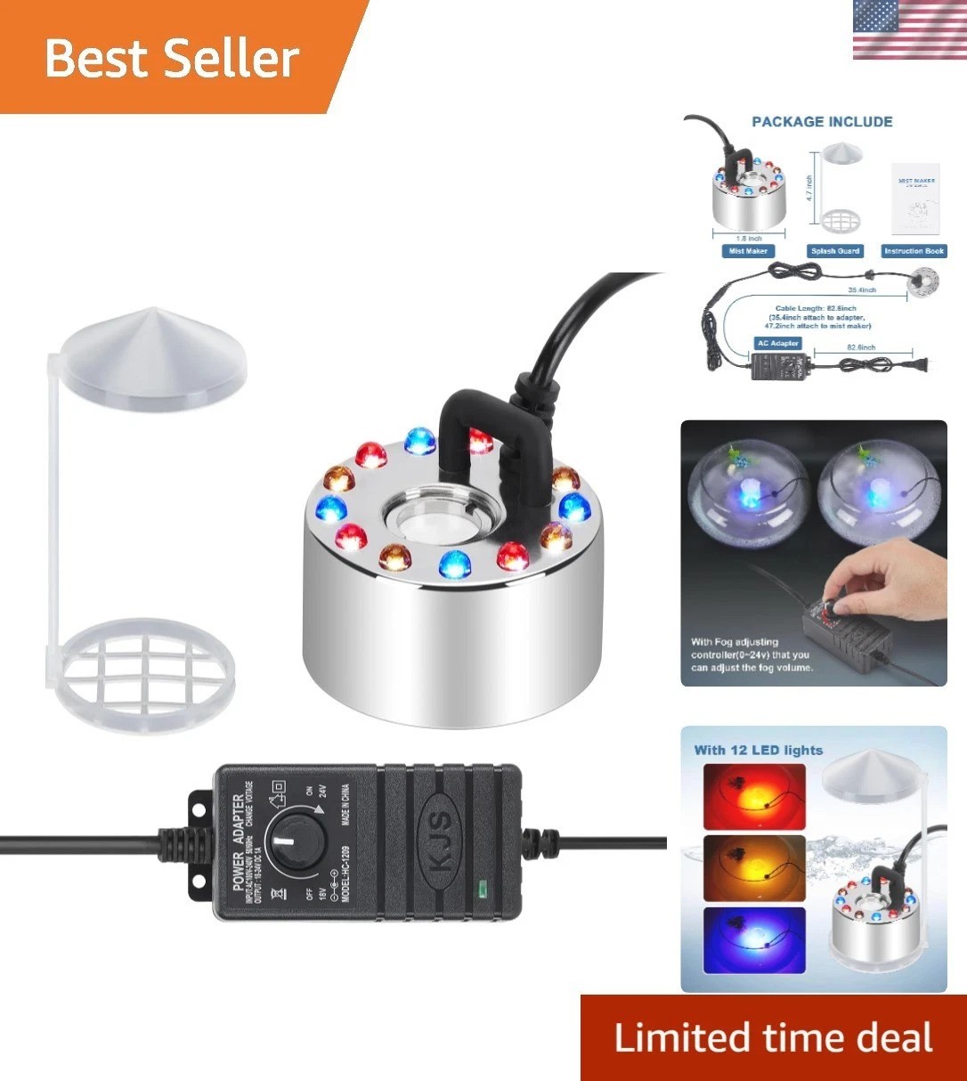 Elegant 350ml/H Mist Fogger with Adjustable Controller for Stunning Displays