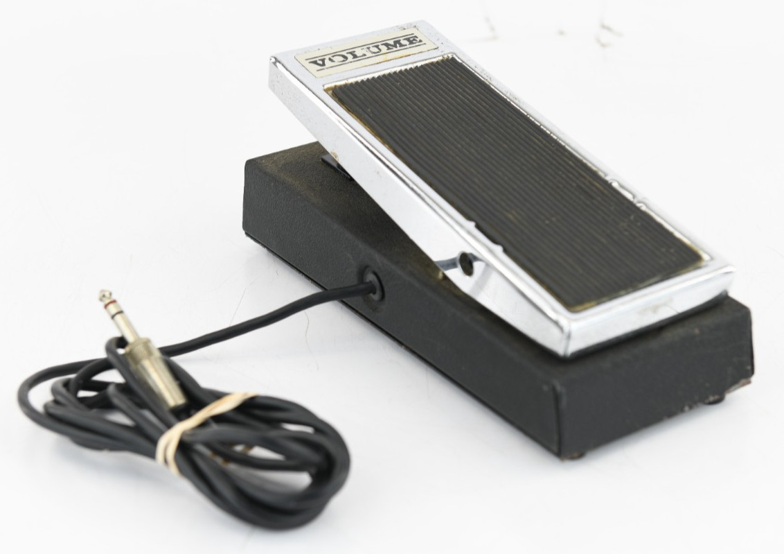Vintage Unbranded Volume Pedal 1/4" Input - Optical Volume - All Metal Case Rare