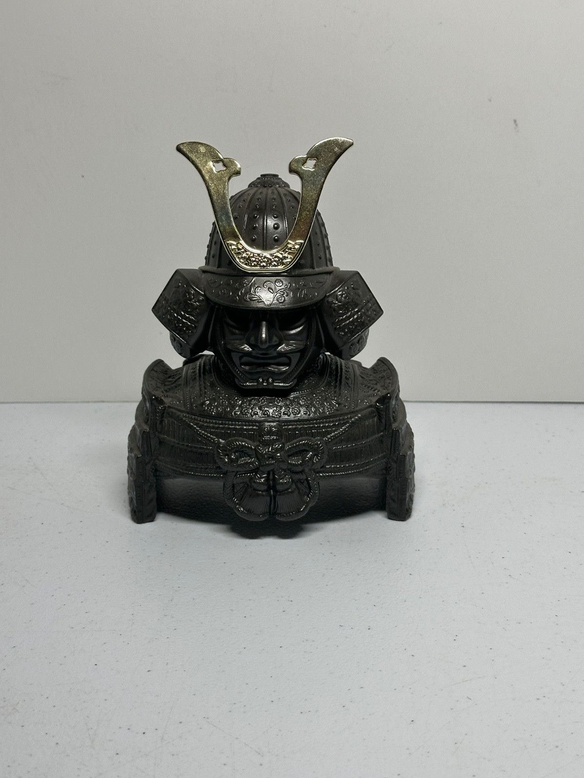 Nikka Japanese Samurai Helmet & Armor Whiskey/Decanter Bottle Topper Only