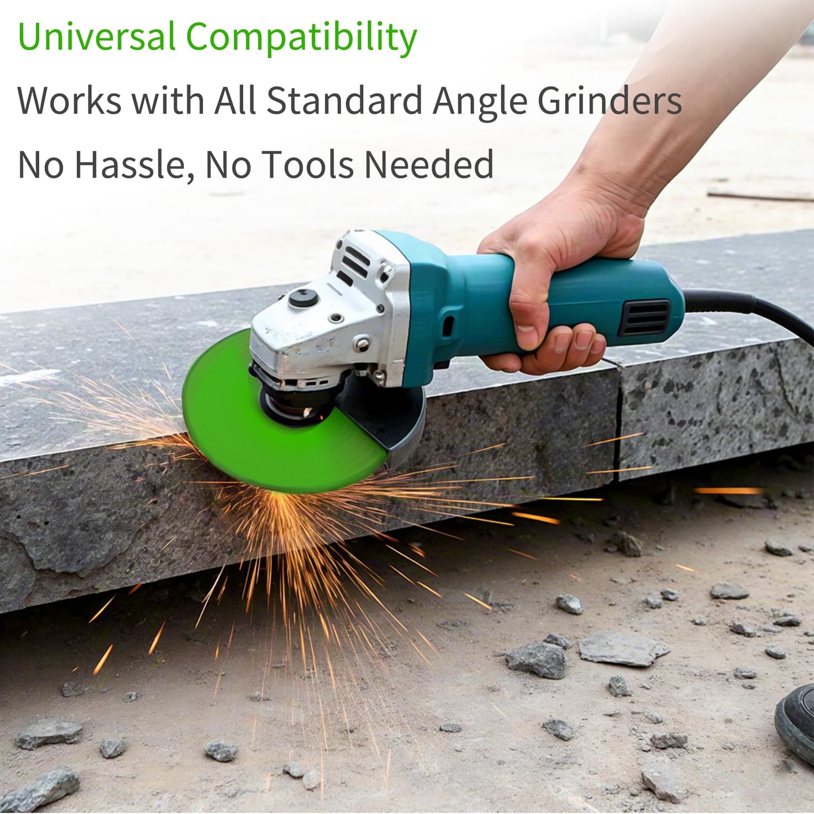 Glass Cutting Disc for Angle Grinder, 4" Ceramic Diamond Blade, 4inches
