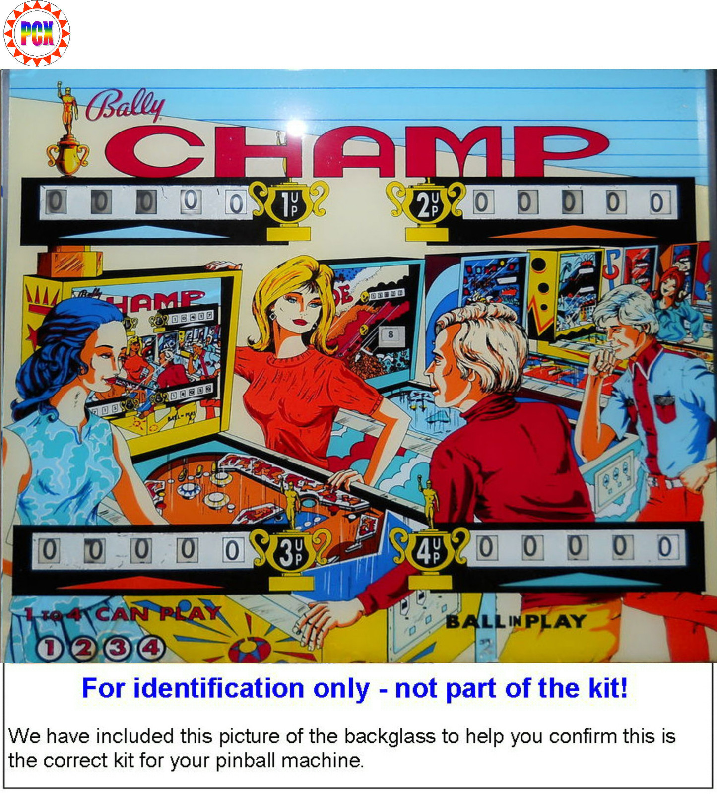 1974 Bally Champ Pinball Rubber Ring Kit