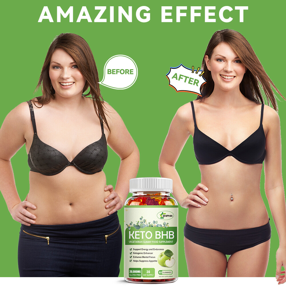 Ketone ACV BHB Gummies Keto Bod Weight Loss Fat Burn Detox Supplement 60 Gummies