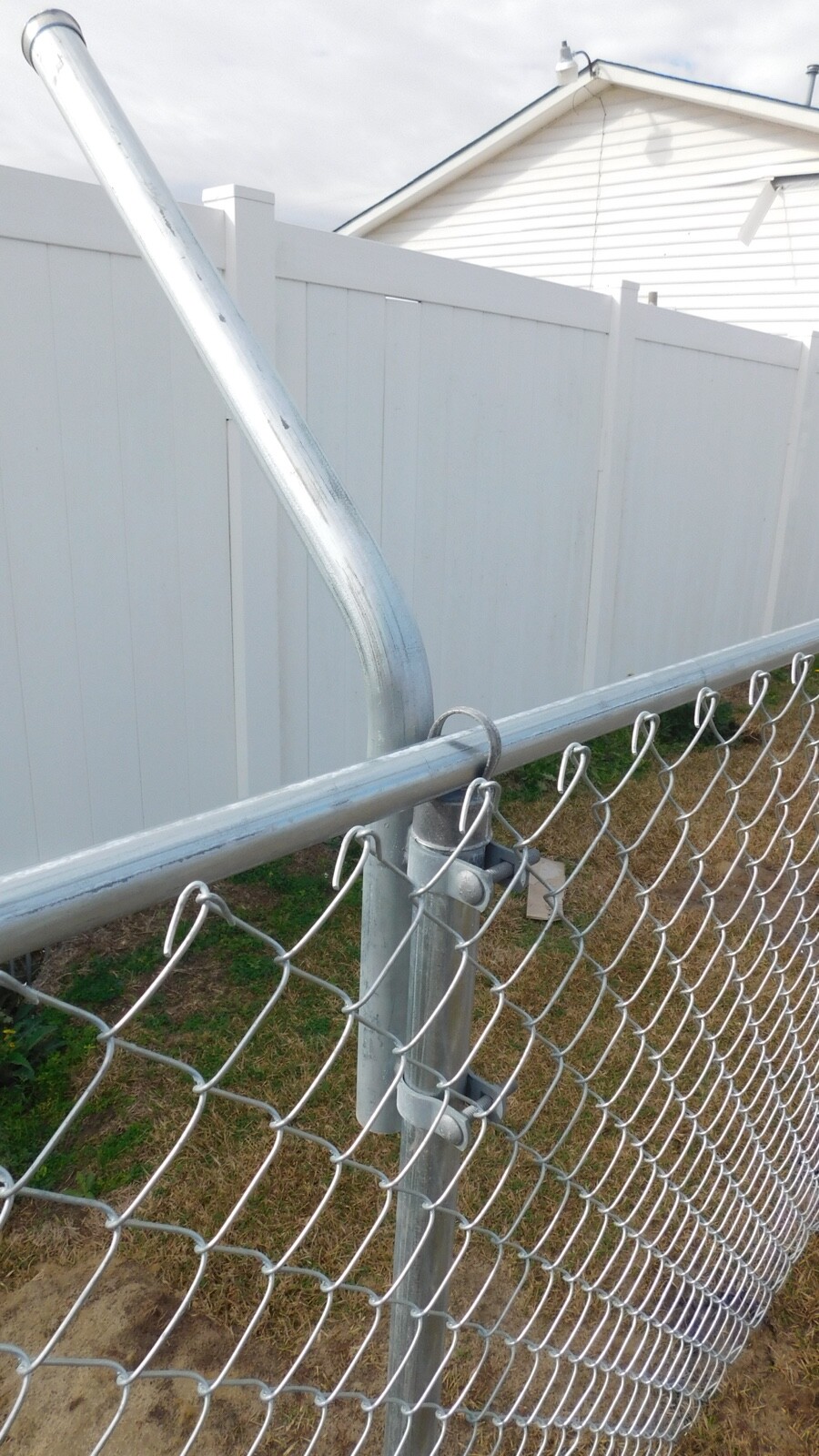 Extend-A-Post 1-5/8" OD Pipe Extension 2' Long - Clamp Onto 2" Post-45Degree-6Pk