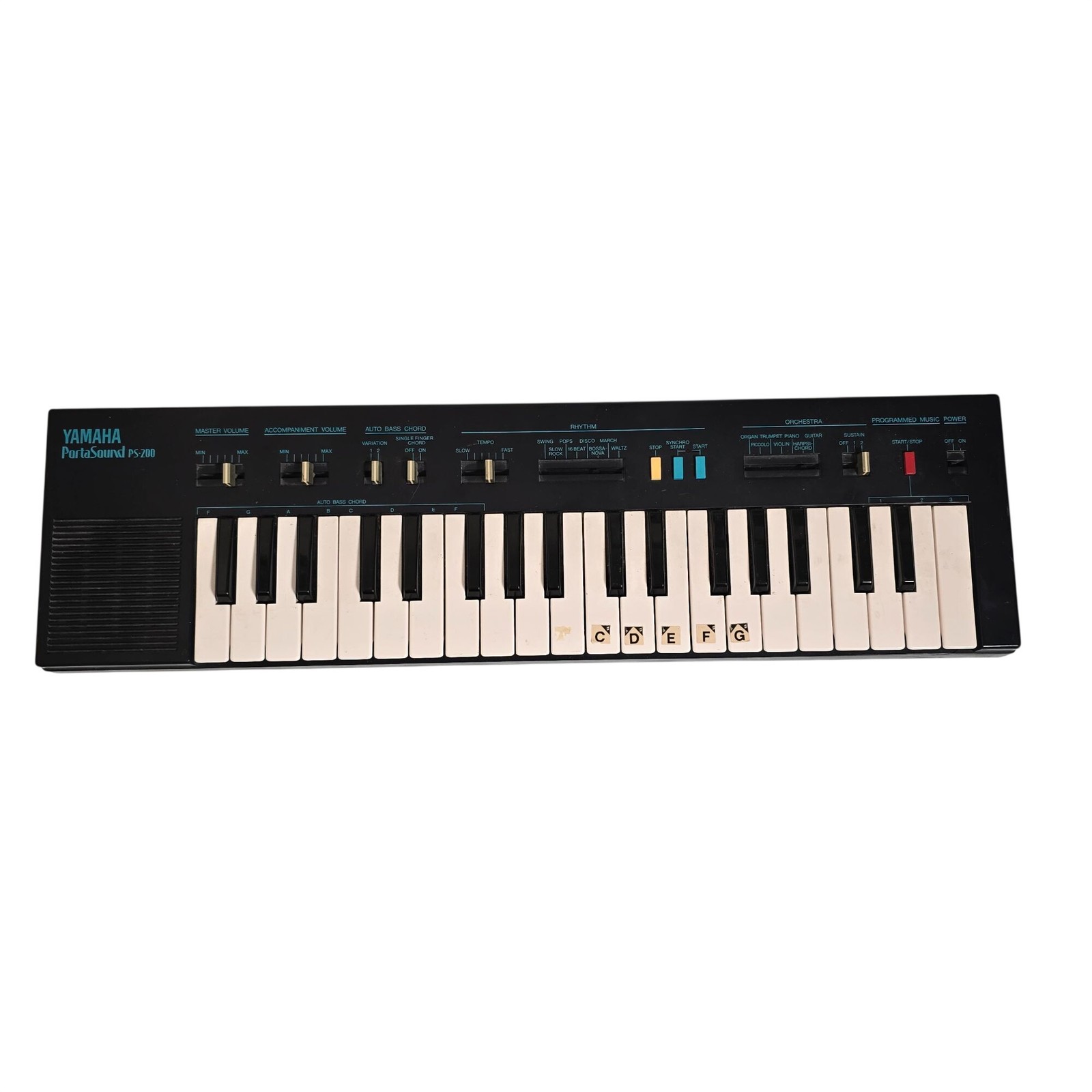 Yamaha Portasound PS-200 Keyboard With Auto Bass Chord & Rhythm Functions