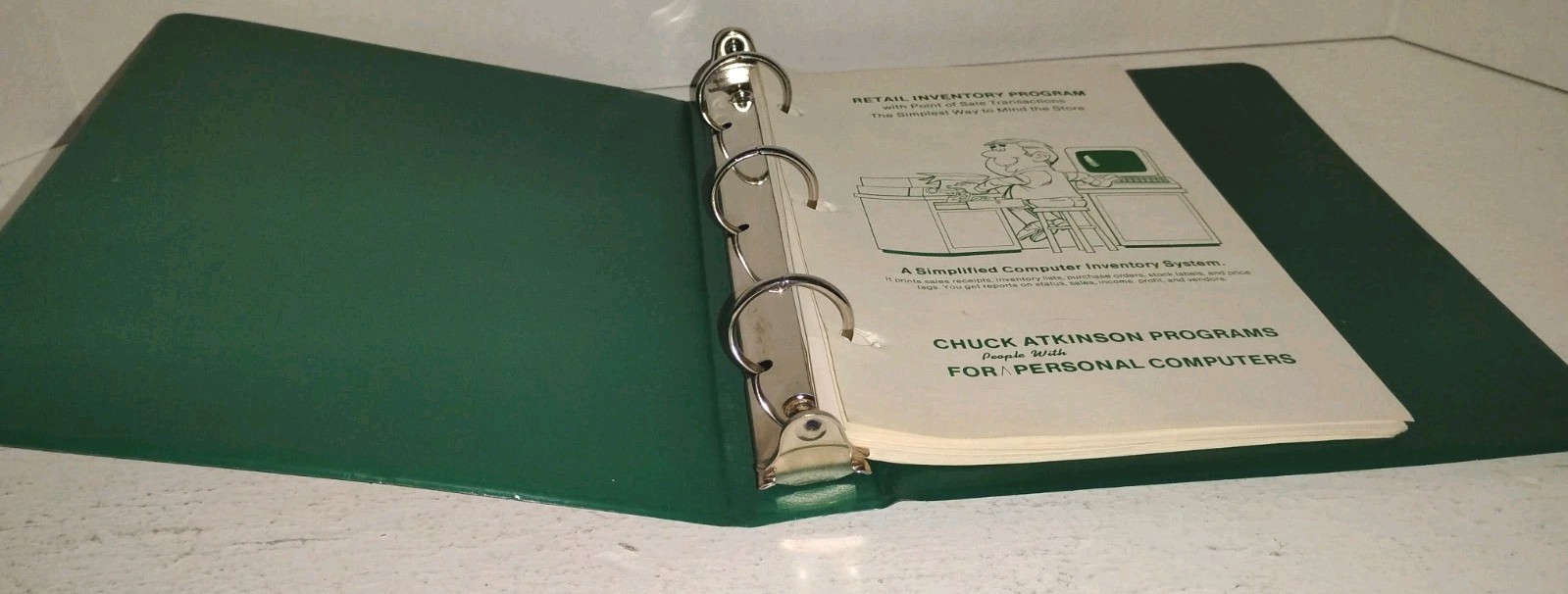 Retail Inventory Program RIP 1983 Chuck Atkinson + Manuals & 6 Disks Kaypro CP/M