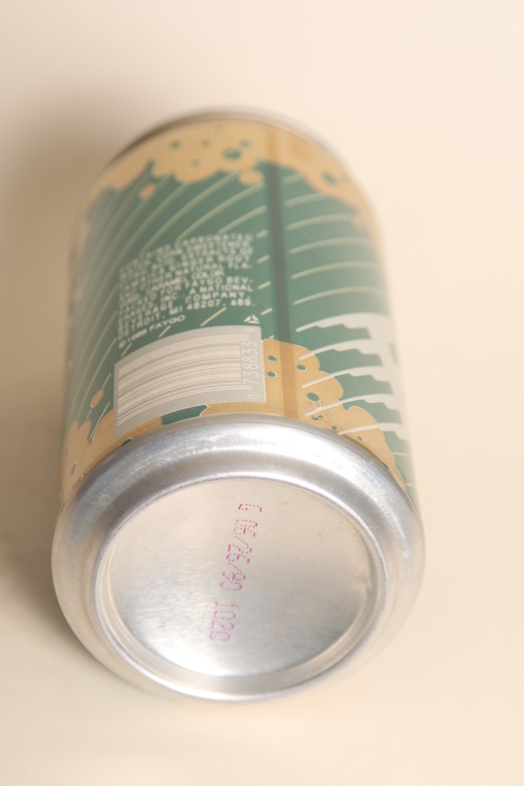 Faygo Ginger Ale soda can - 12oz 1990