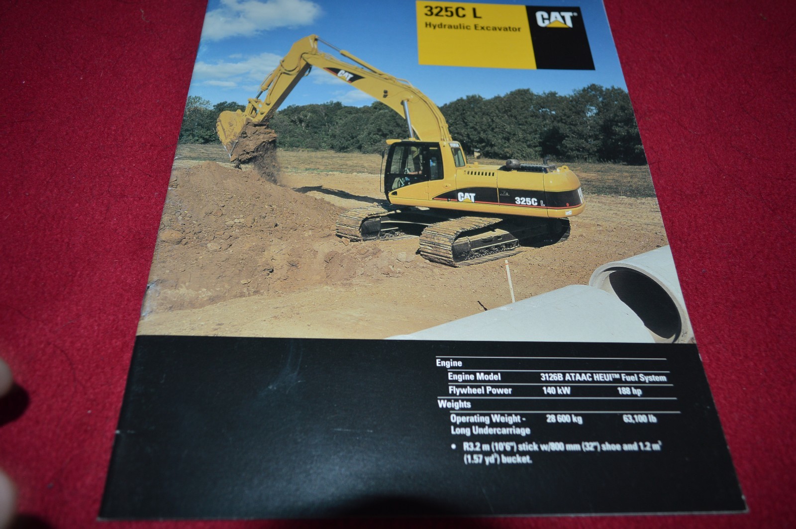 Caterpillar 325C L Hydraulic Excavator Dealer's Brochure DCPA8