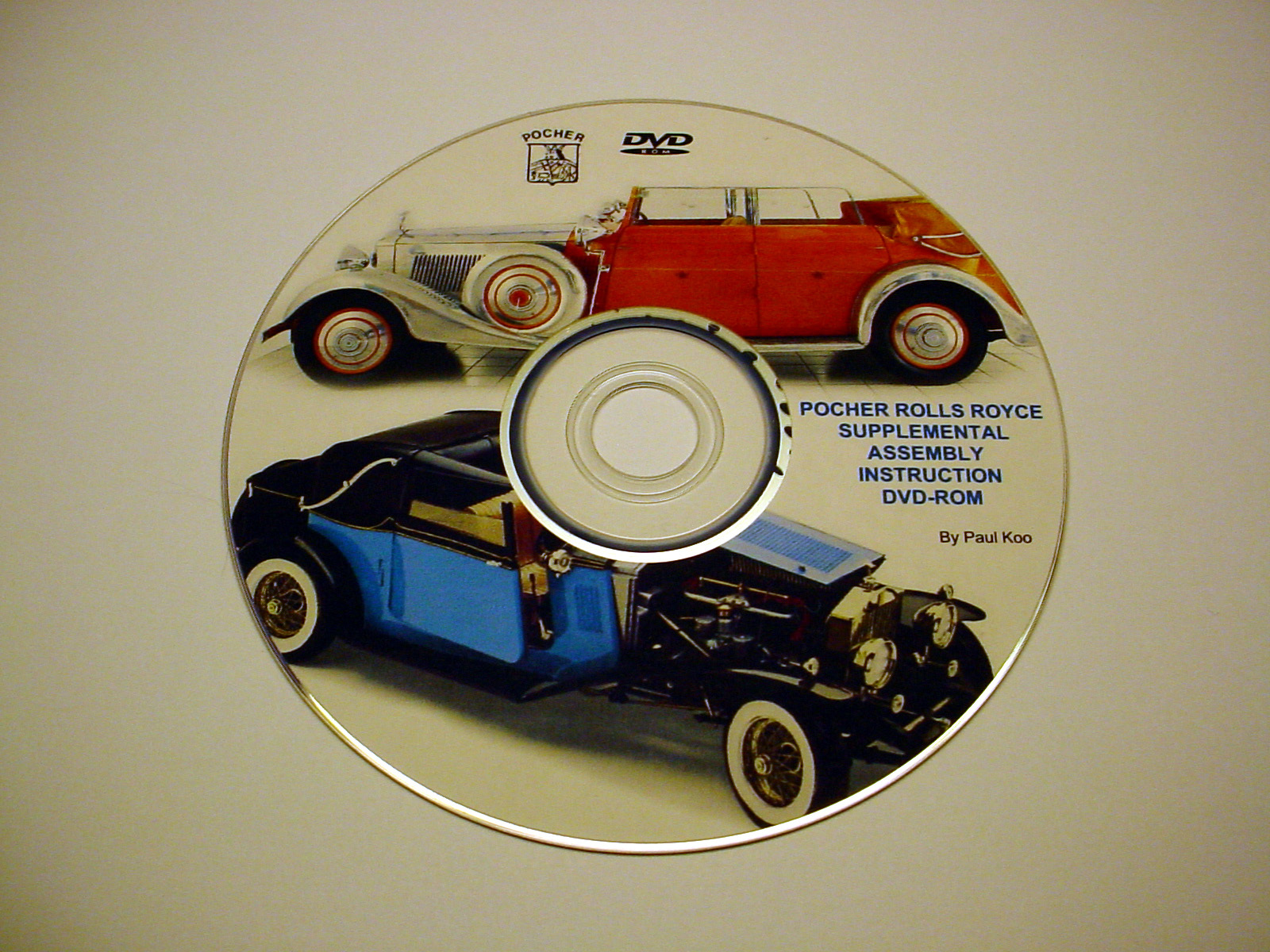 POCHER 1/8 ROLLS ROYCE SUPPLEMENTAL INSTRUCTION DVD-ROM or DOWNLOAD K72/75