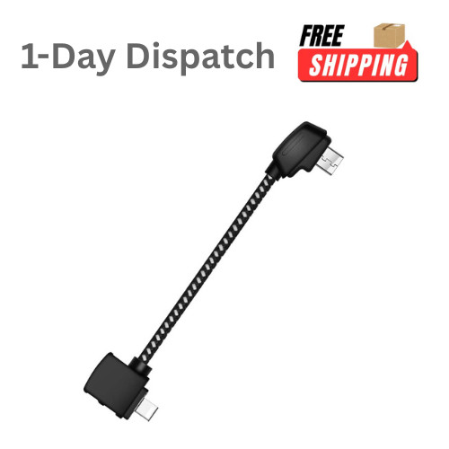 Hanatora 3.66 Inch iOS Remote Controller Cable for DJI Mavic Mini Mavic 2 Pro