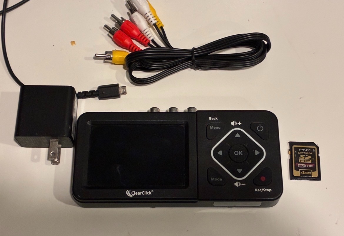 ClearClick Video to Digital Converter 2.0 Second Generation VHS Camcorder Tapes