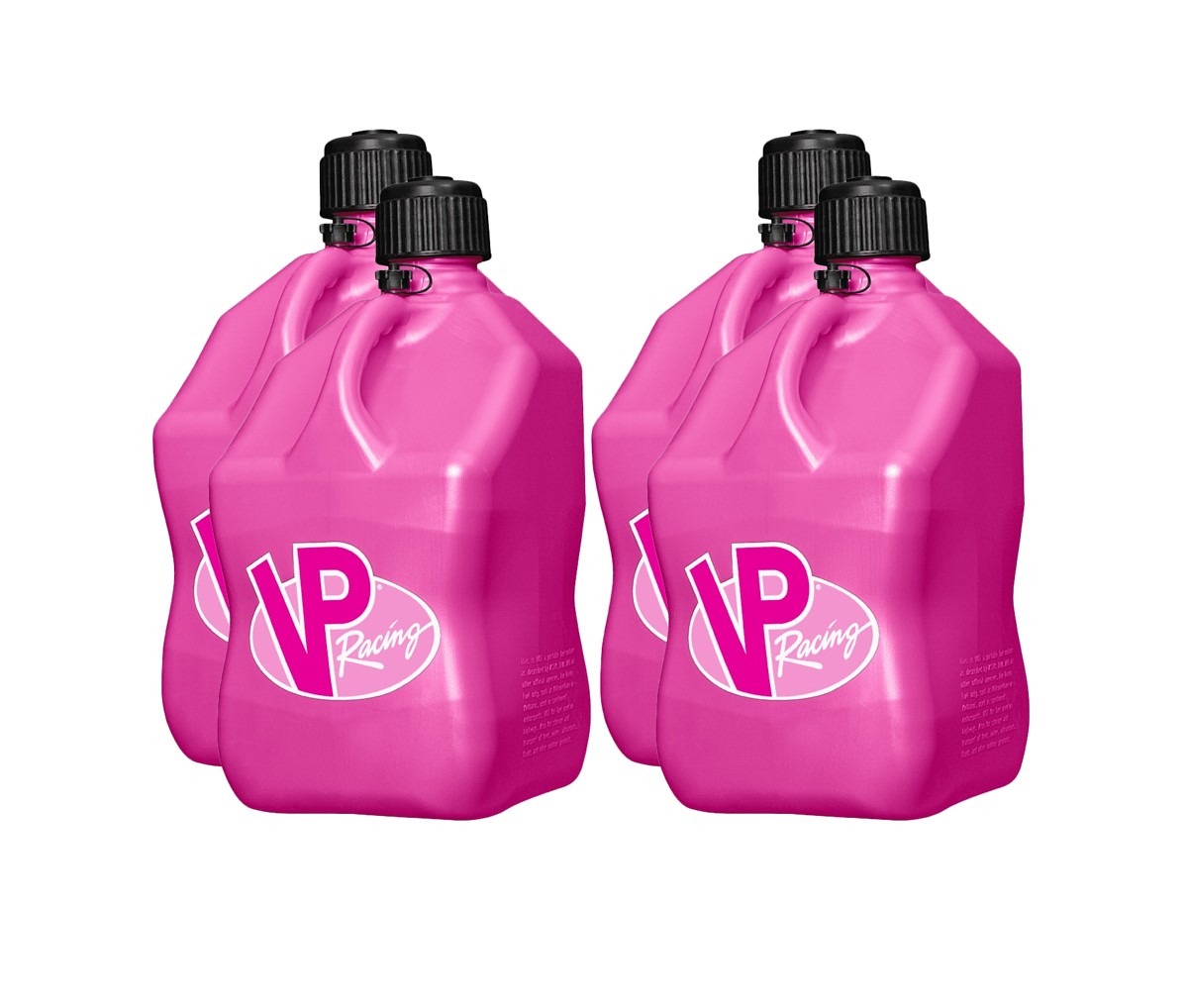 VP RACING Motorsports Jug 5.5 Gal Pink Square (Case 4) 3812-CA-CASE