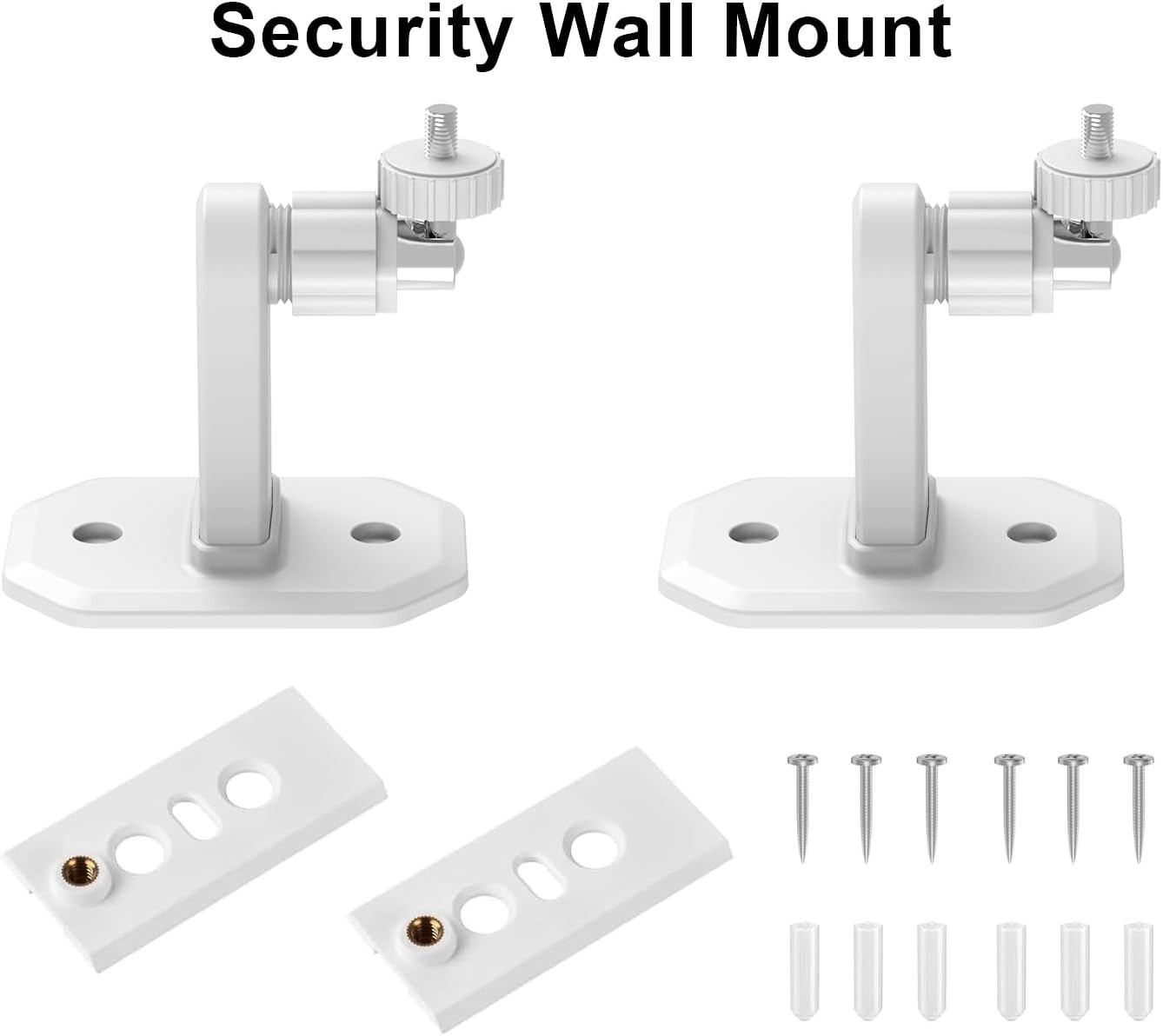 Sturdy 2-Pack Wall Mount for Ring Spotlight Cams - Easy Install & Build