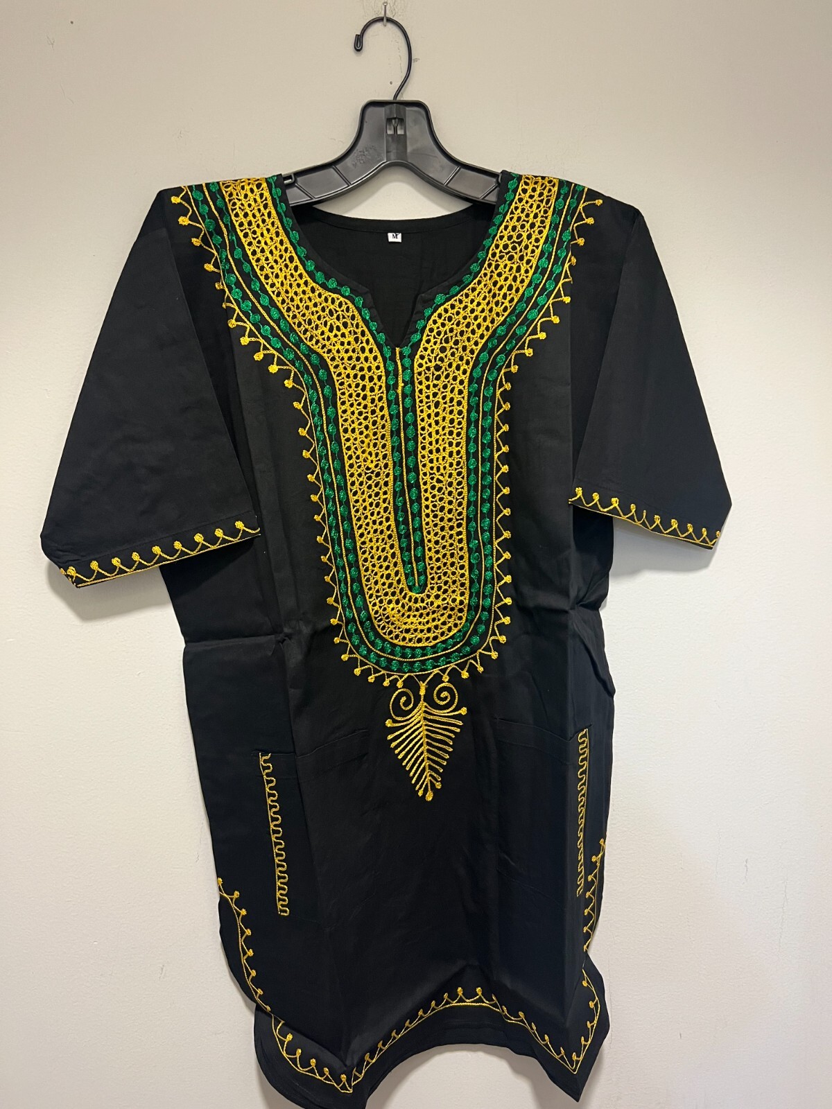 African clothing for men-Dashiki S-7X black