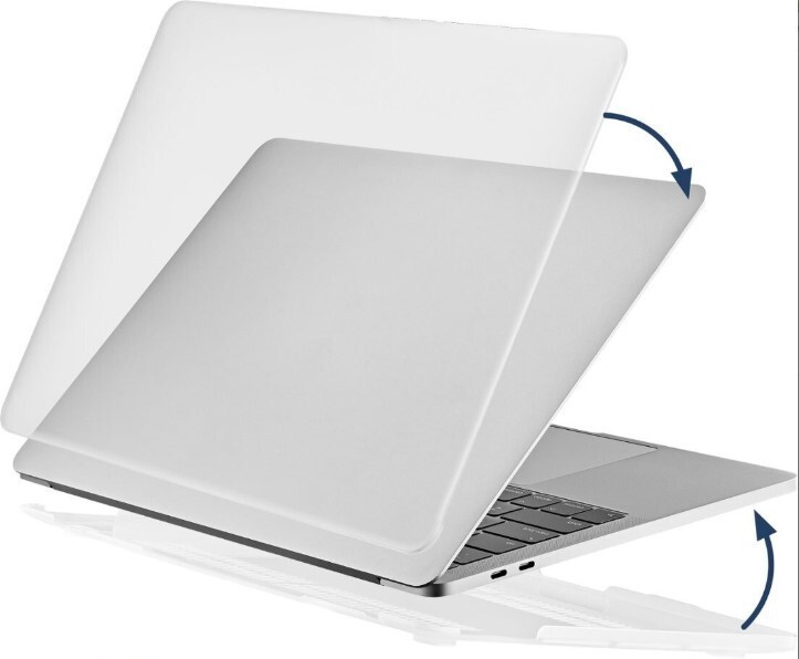 NEW Insignia Hard-Shell Case for 2021 & 2023 Macbook Pro 14" - Frosted Clear