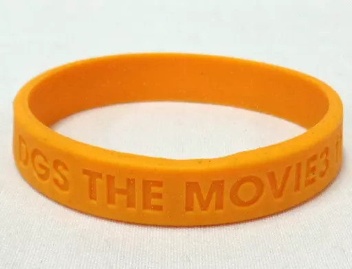 Dear Girl Stories Movie3 Niitaka Yellow Glitter Rubber Wristband 6cm Used