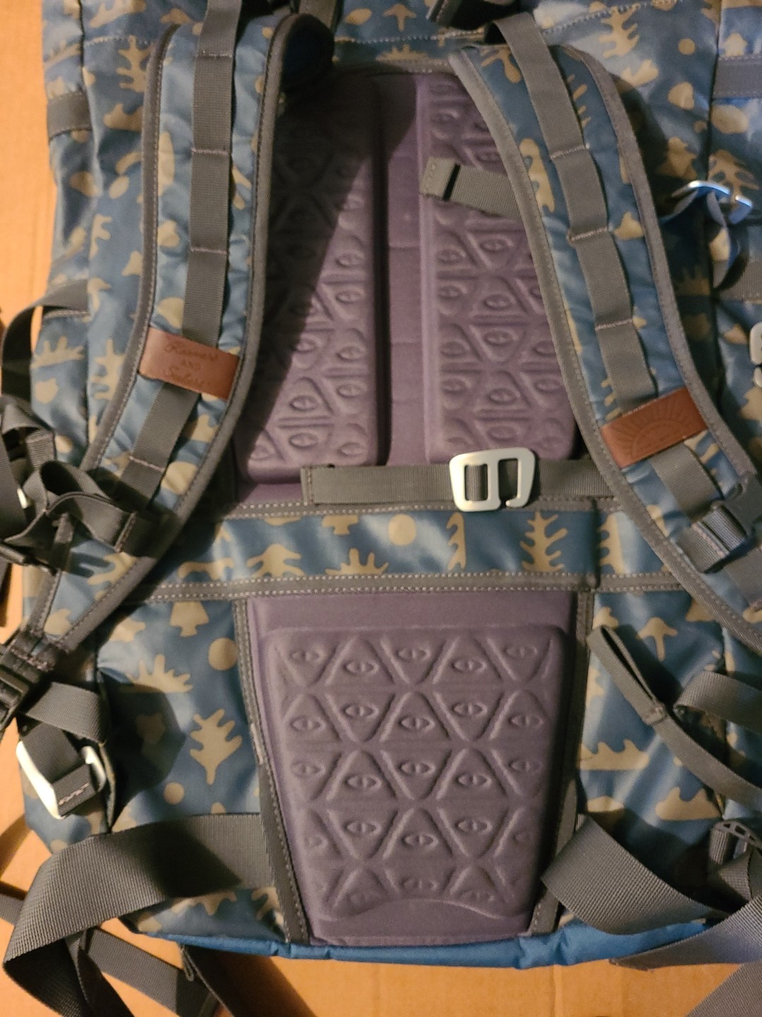 poler camp vibes Roll Top Backpack - Large 27"×19" Camouflage Design