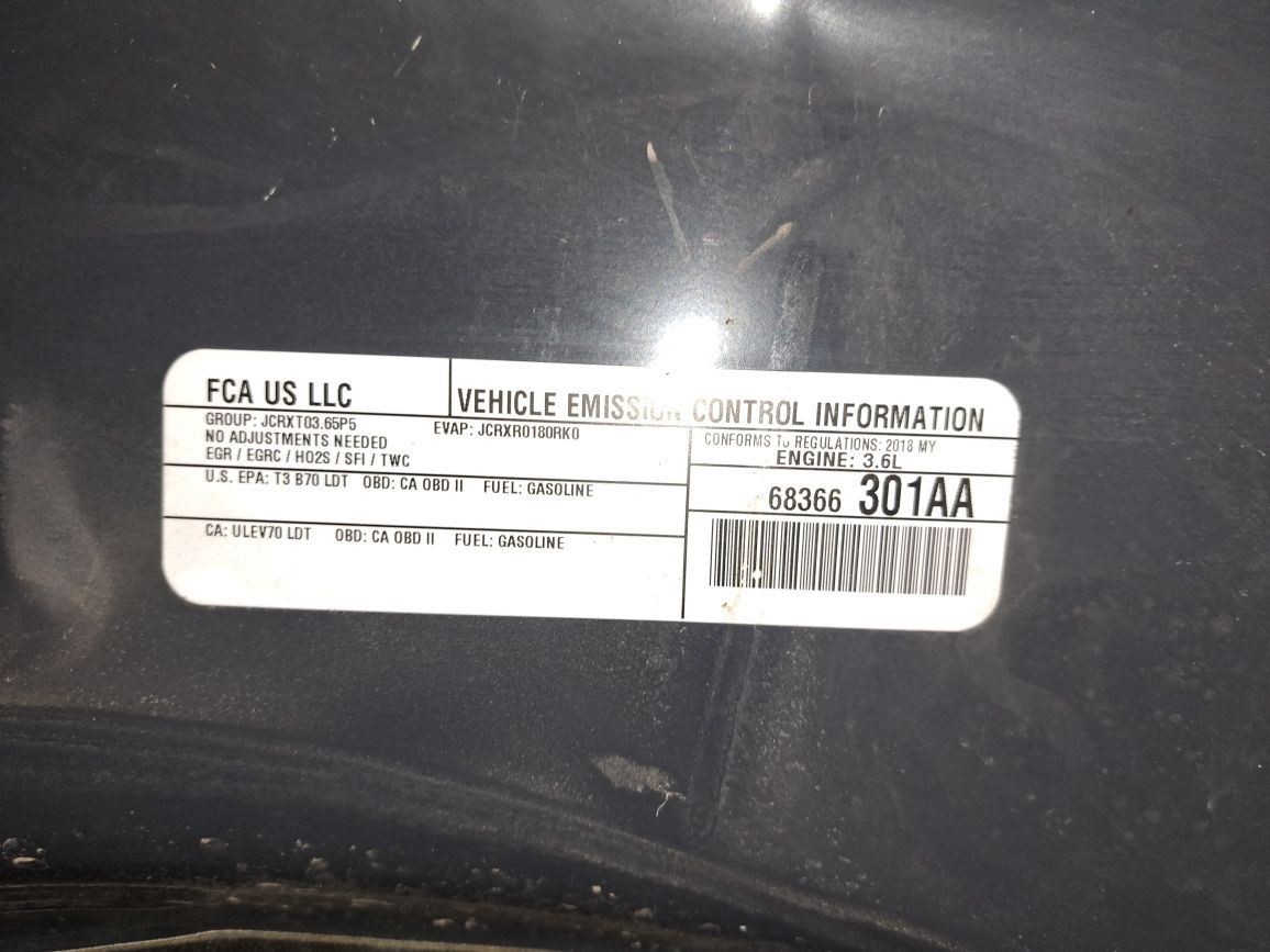 Rear 2018 Durango Camera/Projector Sku#4133247