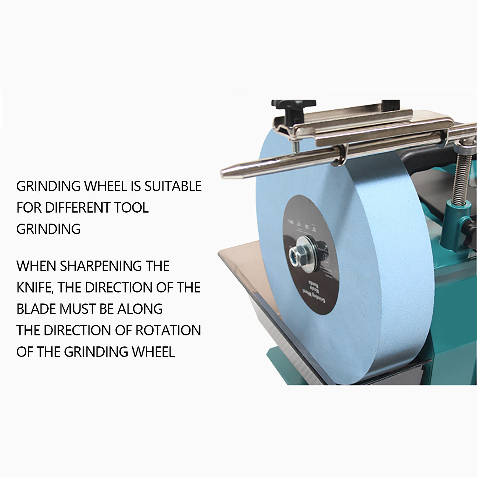 Electric Knife Sharpener Water-cooled Grinder Bench Wet Stone Grinding Machine